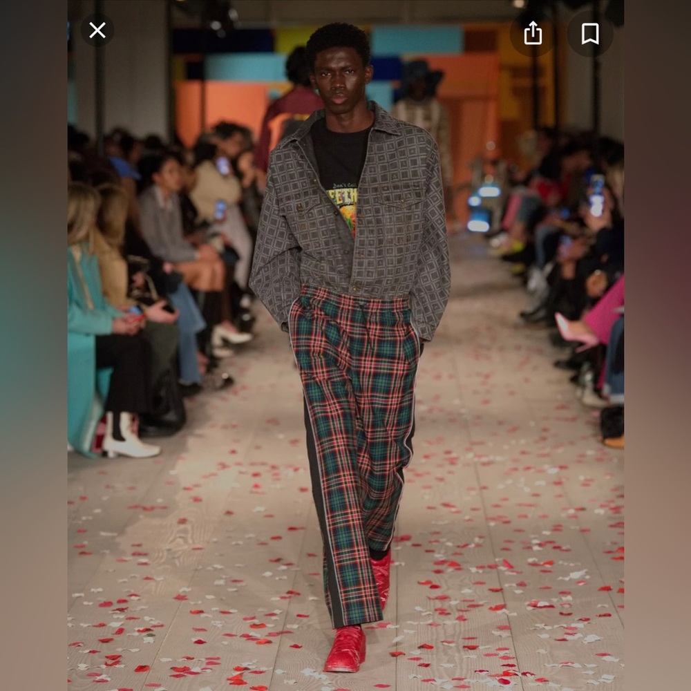 Ahluwalia runway men’s Quadri T shirt from Farfetch